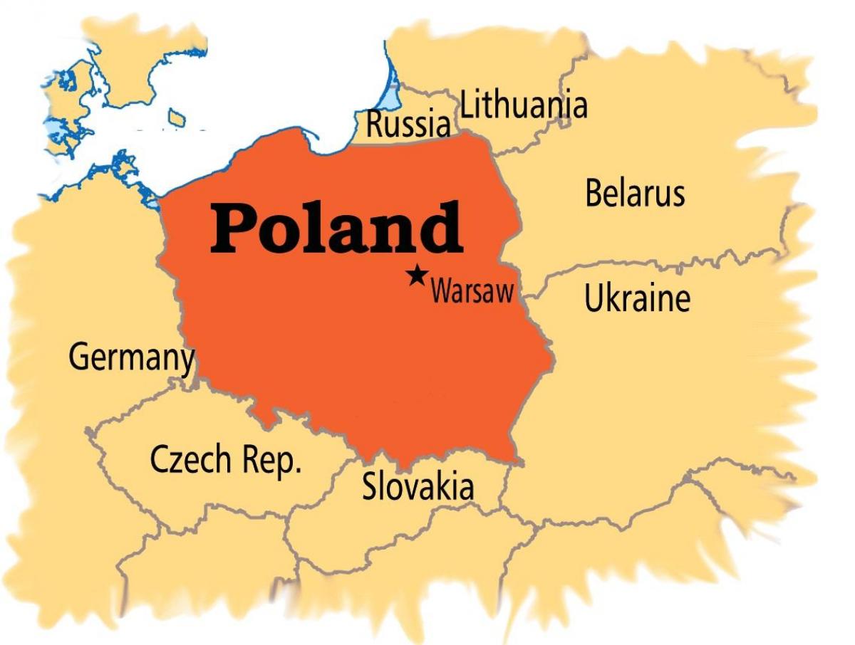 Térkép Varsói európa
