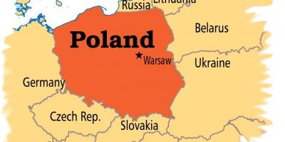 Varsó térkép